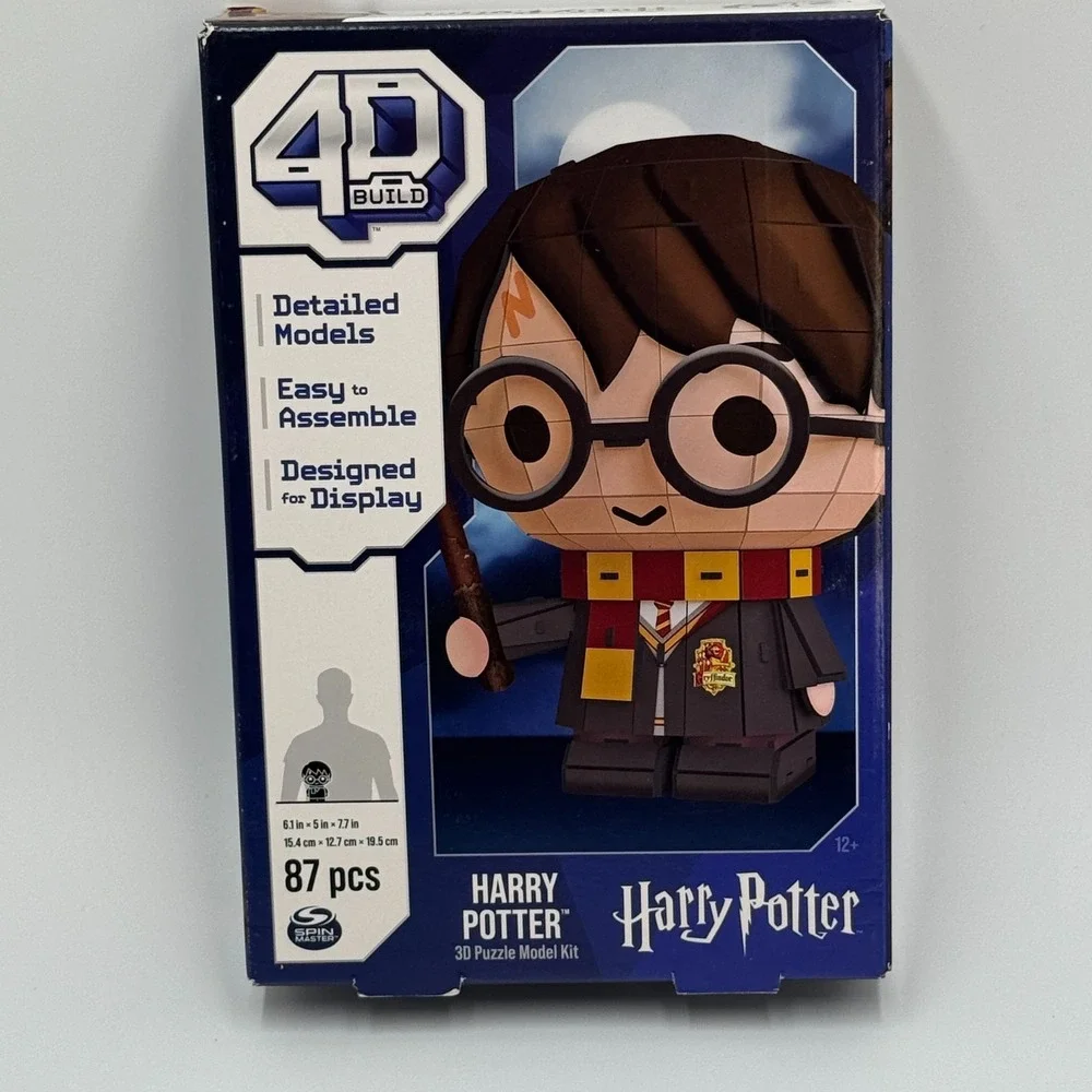 4D Build Harry Potter 3D Puzzle Model Kit 87pc Display Toy NEW